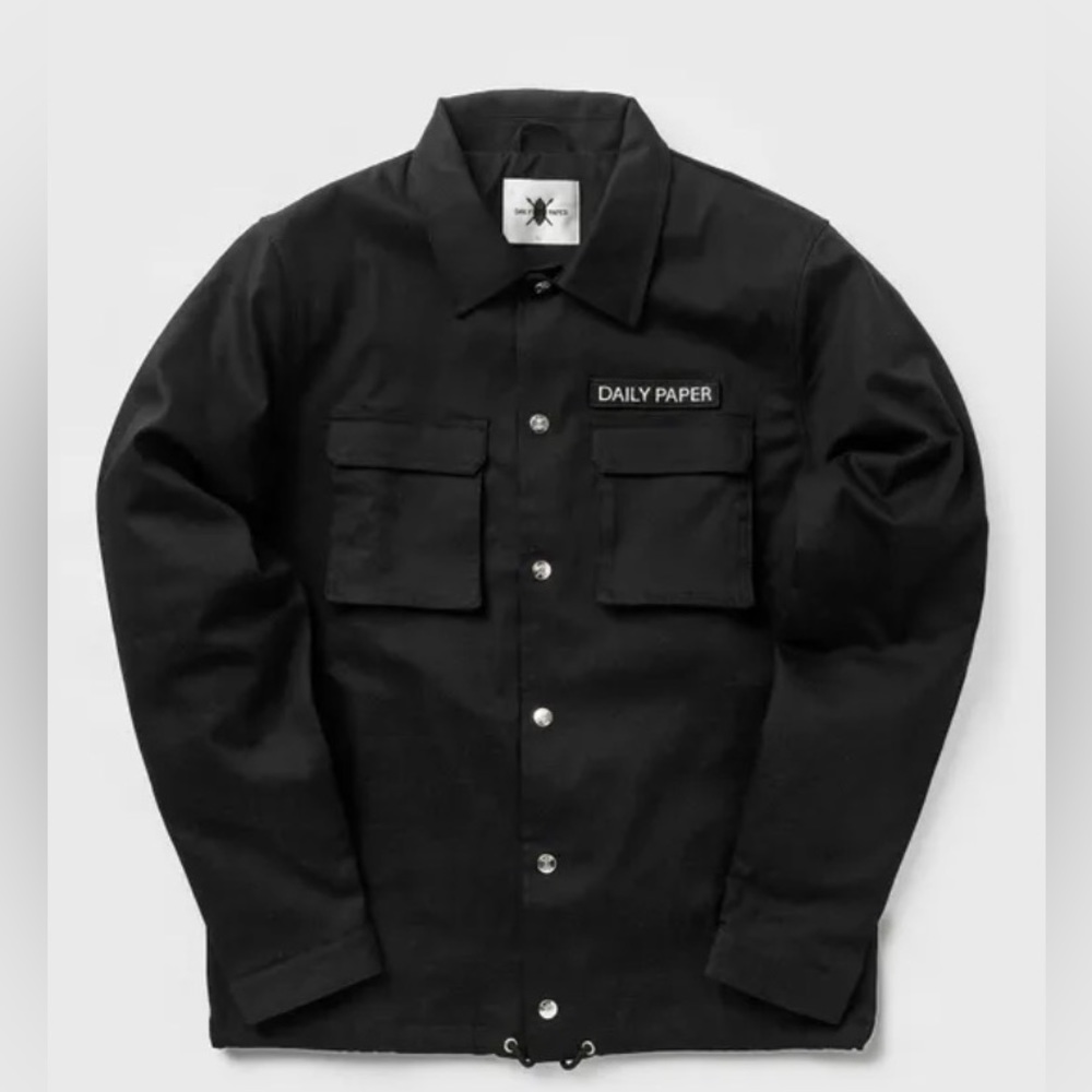 DAILY PAPER Men Cargo Coach Jacket.